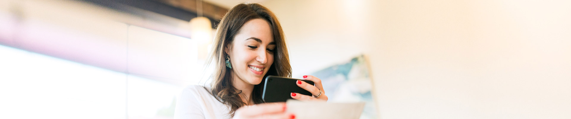 Woman on phone